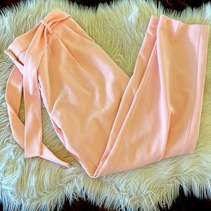 Pink pleated Calvin Klein pants